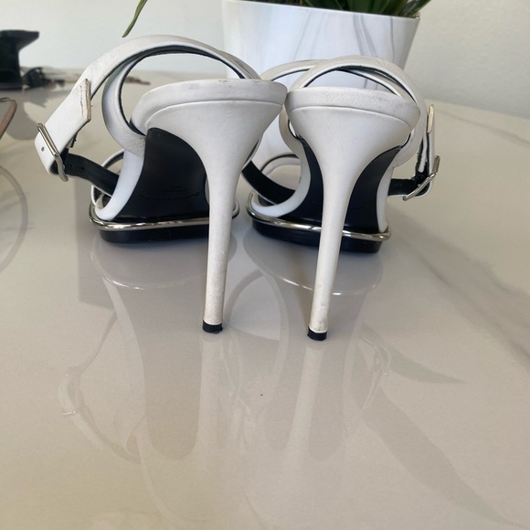 Alexander Wang White Leather Strappy Sandals – Size 39 - Picture 5 of 9